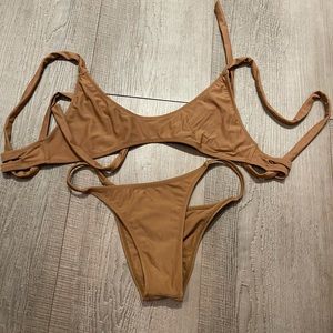 Tan Bathing Suit